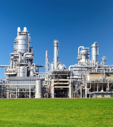 Industrial refinery, symbolizing foreign investment in the energy sector